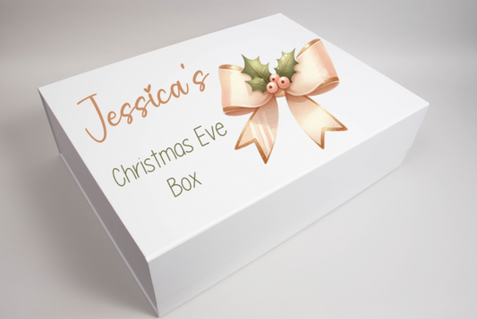 Personalised Christmas Eve box - Bow