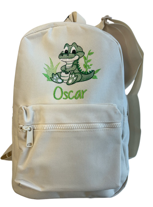 Personalised essential backpack Croc design