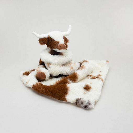 Texas Longhorn cow Soother Comforter by Jomanda