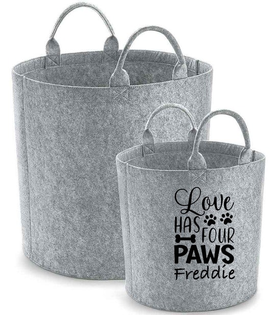 Personalised Dog toy basket 2 - Various sizes