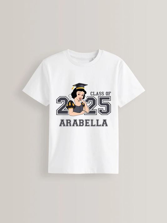 Princess Graduate personalised kids t-shirt