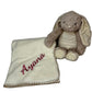 30cm bunny Rabbit Teddy with Fleece Blanket