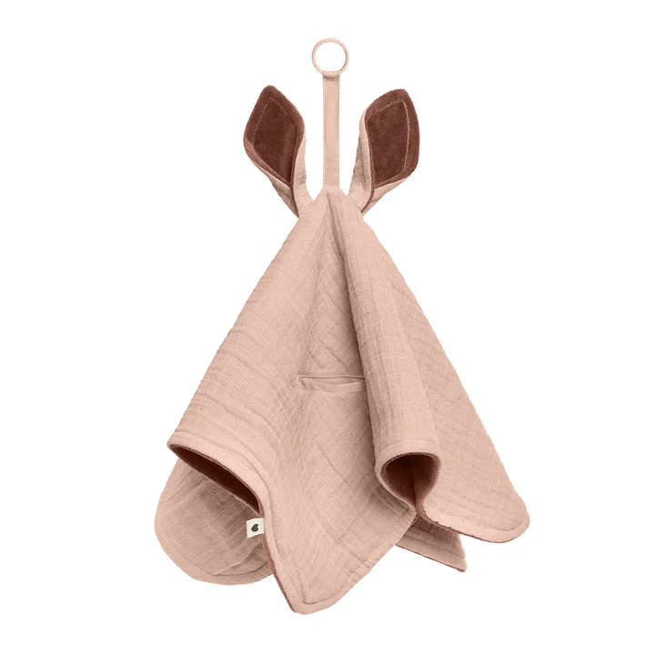 BIBS Cuddle Cloth Kangaroo Blush Comforter