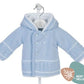 Blue knitted Baby Jacket