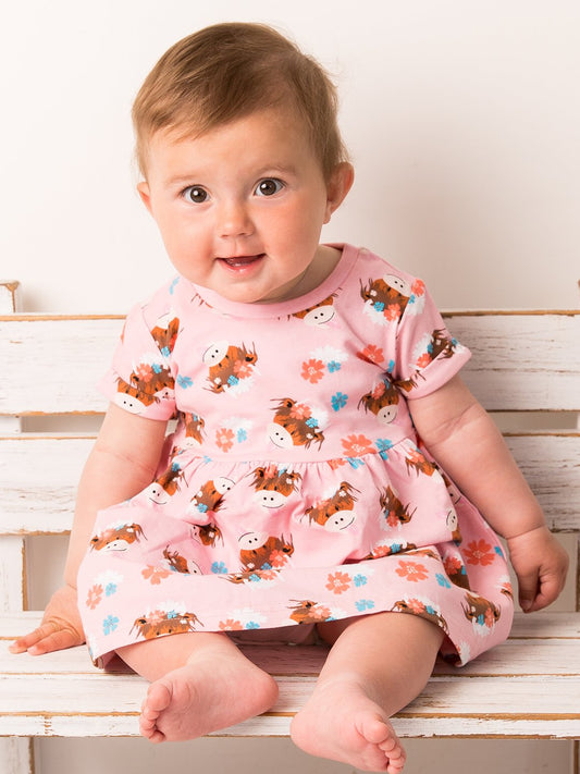 Bonnie the Highland cow dress by Blade & Rose