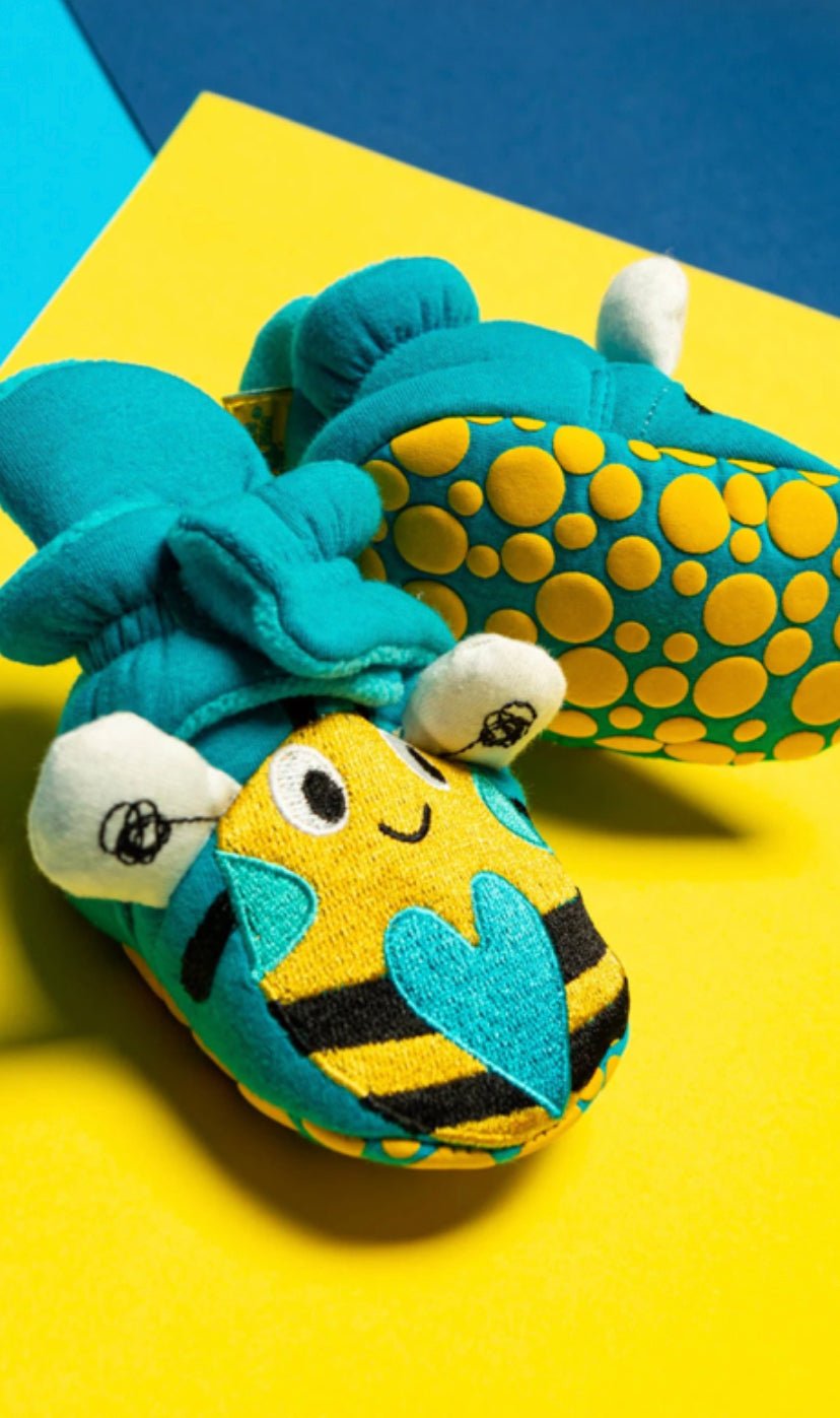 Buzzy Bee Booties by Blade & Rose