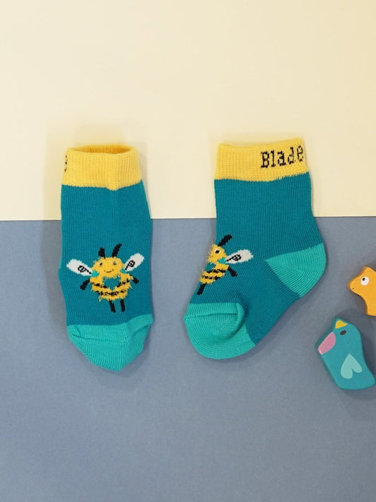 Buzzy Bee Sock by Blade & Rose