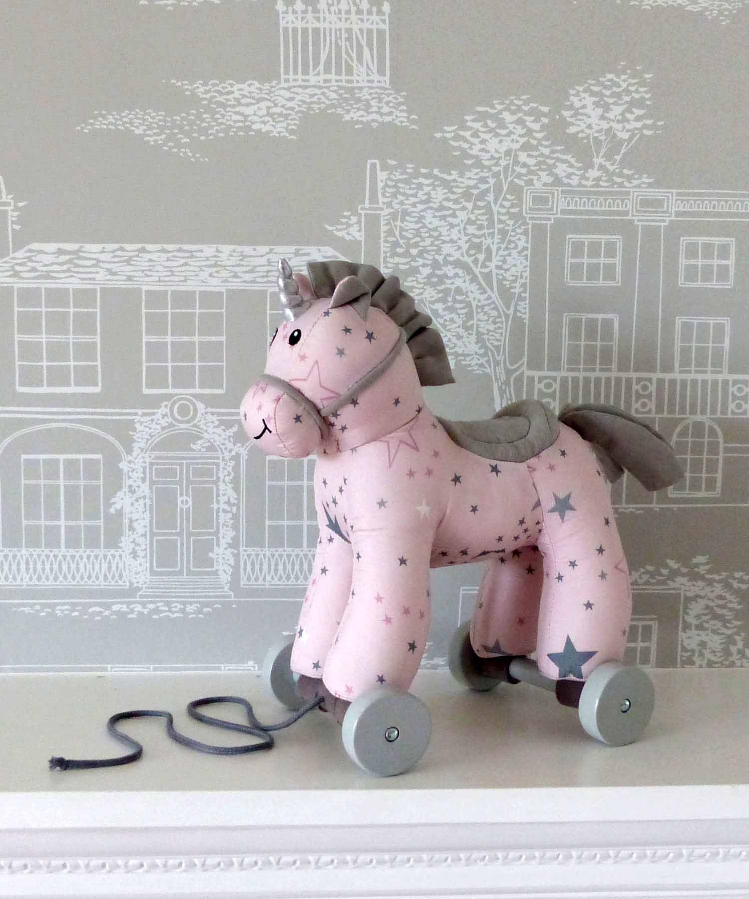 Celeste Unicorn Pull Along Toy