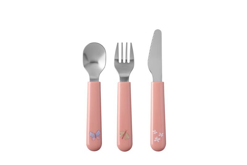 Children's cutlery set Flowers & Butterflies by Little Dutch