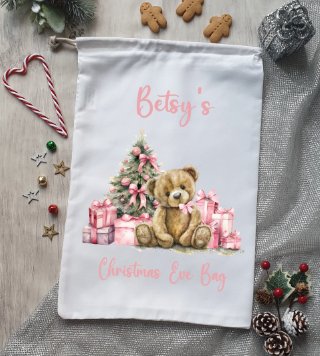 Christmas Eve Personalised Christmas Sack - Design 2