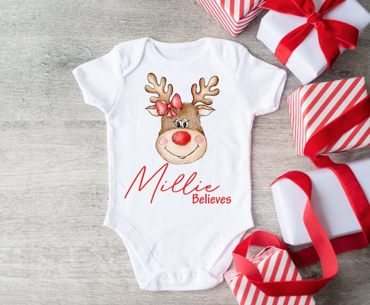 Christmas Vest - Reindeer & Bow