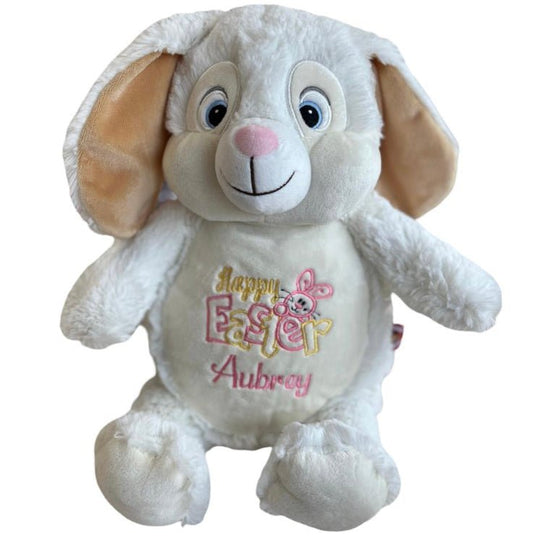 Clovis Brampton White Bunny Personalised Teddy
