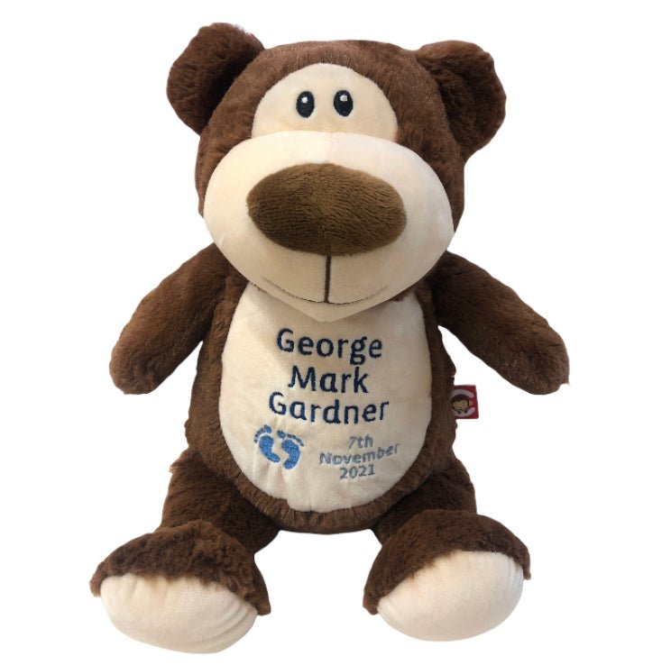 Cubbyford Brown bear Personalised Teddy