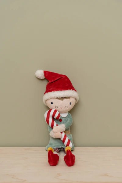 Cuddle Doll Christmas Jim by Little Dutch 35cm - PRE ORDER