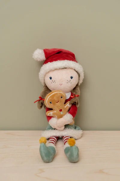 Cuddle Doll Christmas Rosa by Little Dutch 35cm - PRE ORDER