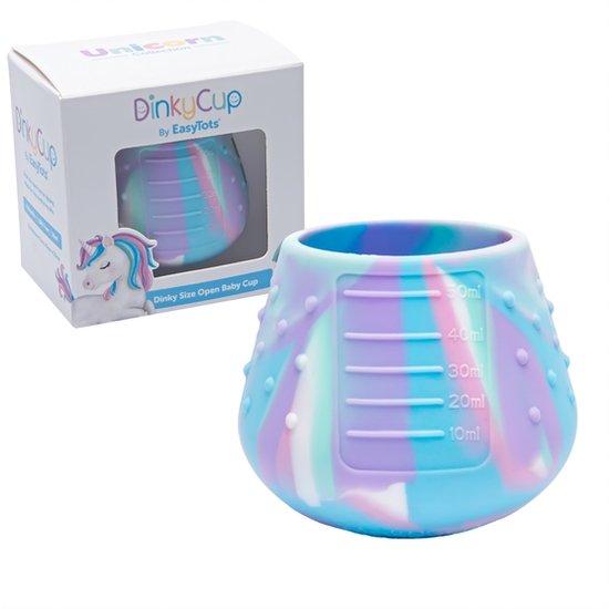 DinkyCup Re-Balancing Small Open Baby - Unicorn Multicolour by Easy Tots