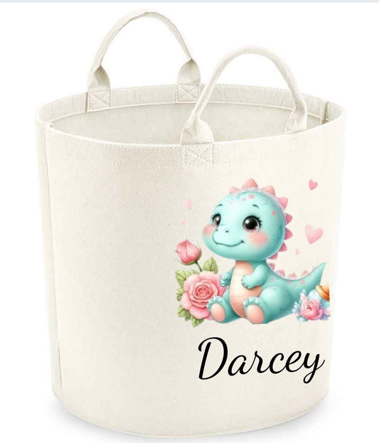 Dino Personalised Toy/Laundry Basket