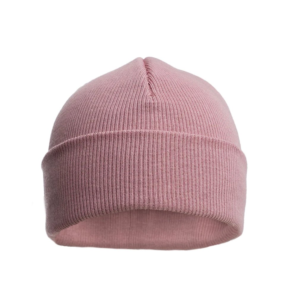 Dusky Pink Personalised Childrens Beanie Hat