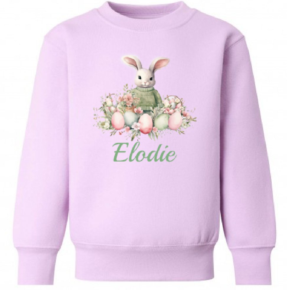 Easter Bunny Personalised Kids Jumper - Various Colours