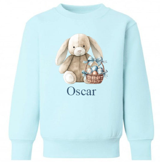 Easter Bunny Personalised Kids Jumper - Various Colours