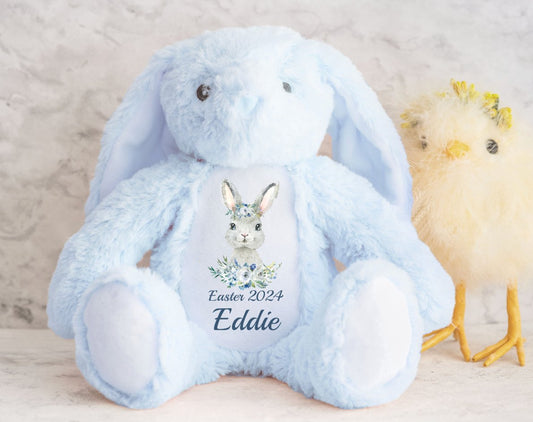 Easter Design 1 personalised Easter bunny teddy