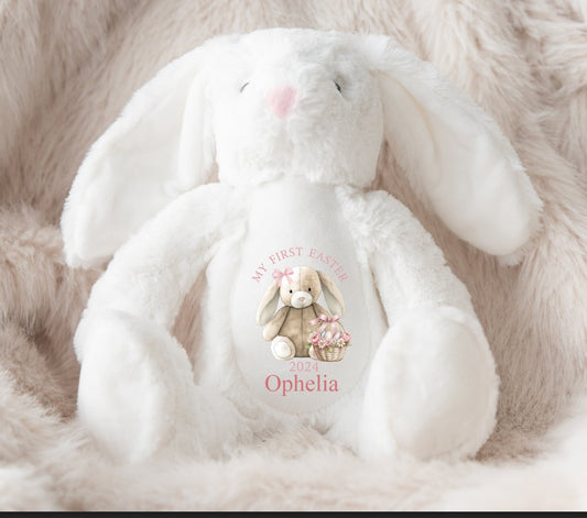 Easter design 7 personalised Easter bunny teddy