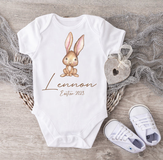 Easter personalised Vest - boy bunny