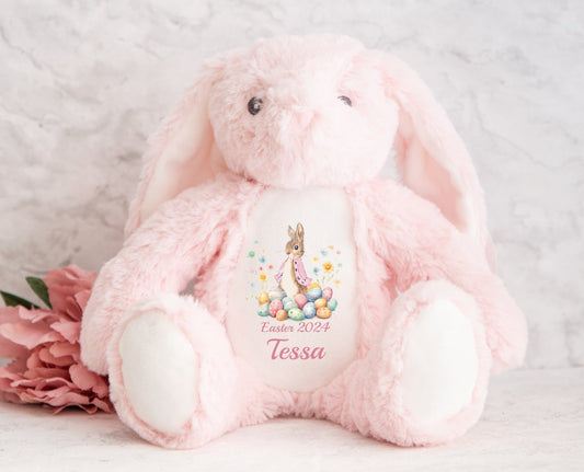 Flopsy Bunny design personalised Easter bunny teddy