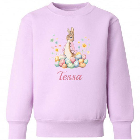 Flopsy Bunny easter Personalised Kids Jumper - Various Colours