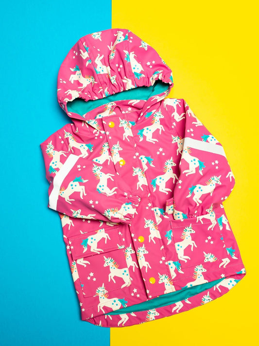 Flying Unicorn Colour Changing Raincoat by Blade & Rose