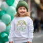 Green Rainbow Personalised Birthday Jumper - Various Colours