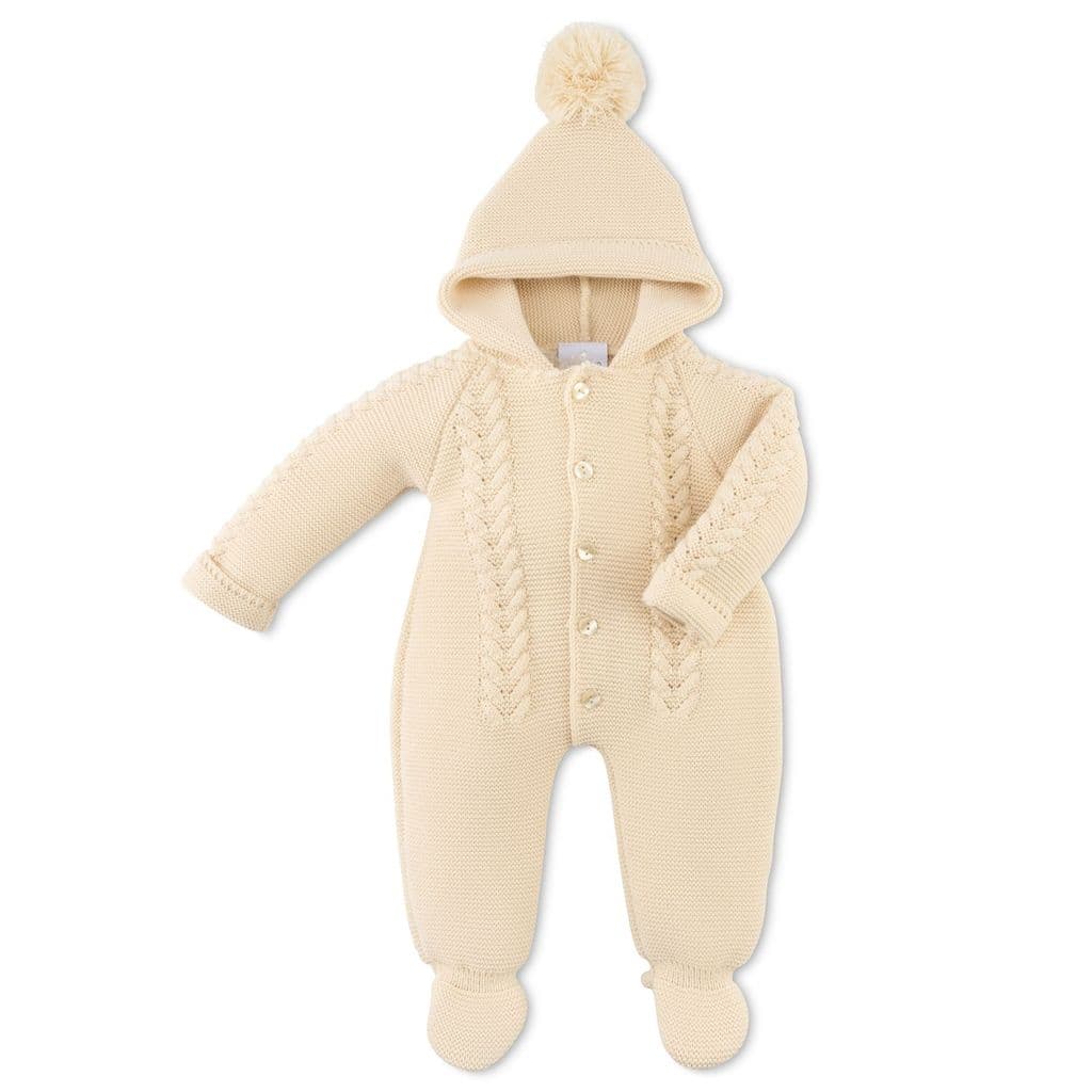 Pramsuit with fur store hood