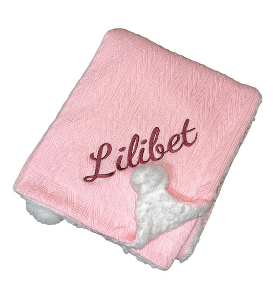 Huxley Baby Blanket Baby Pink