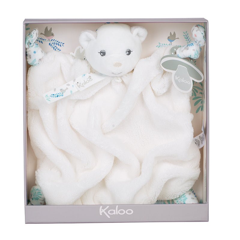 Kaloo Plume Doudou (Comforter) Bear Ivory
