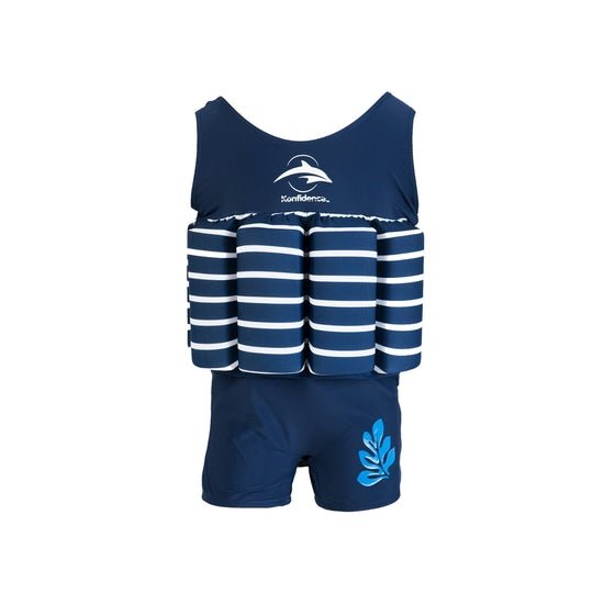 Konfidence Floatsuit - Navy Stripe