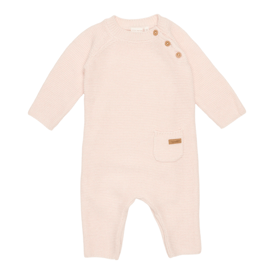 Little Dutch Knitted one-piece suit Pink