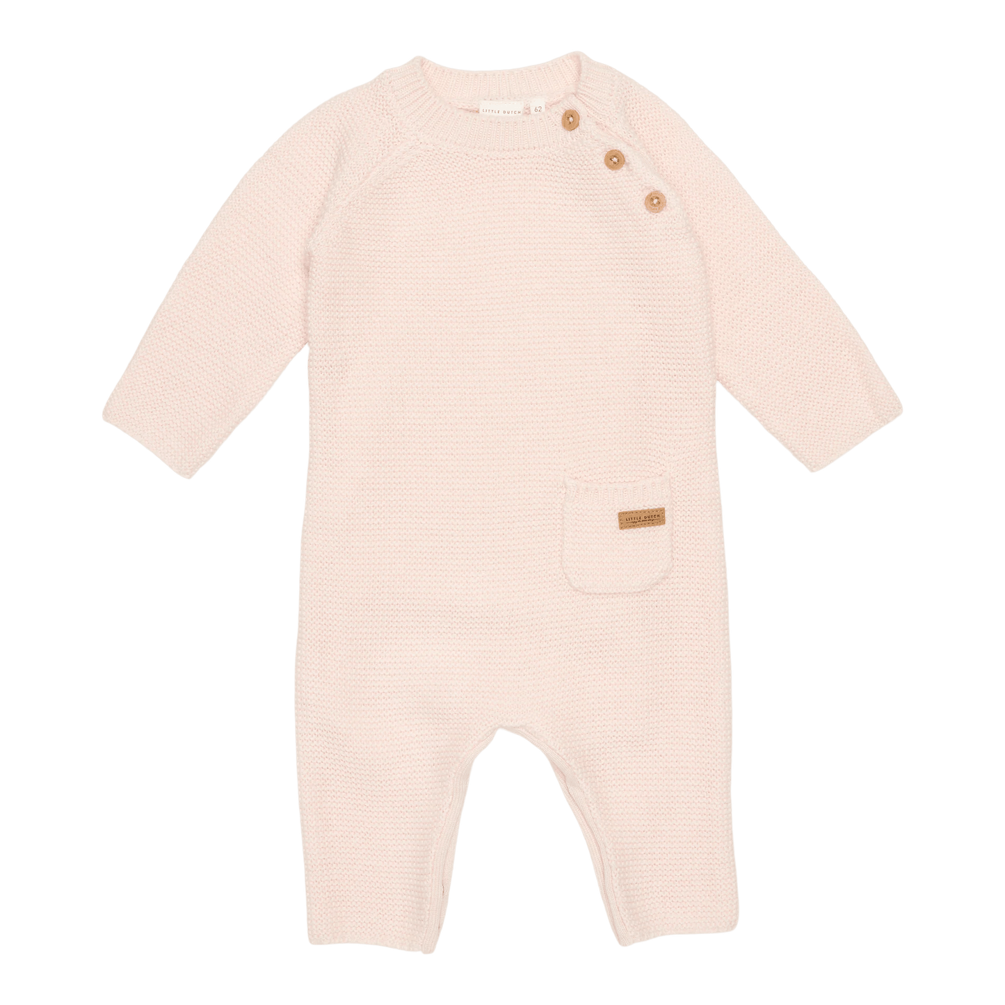 Little Dutch Knitted one-piece suit Pink