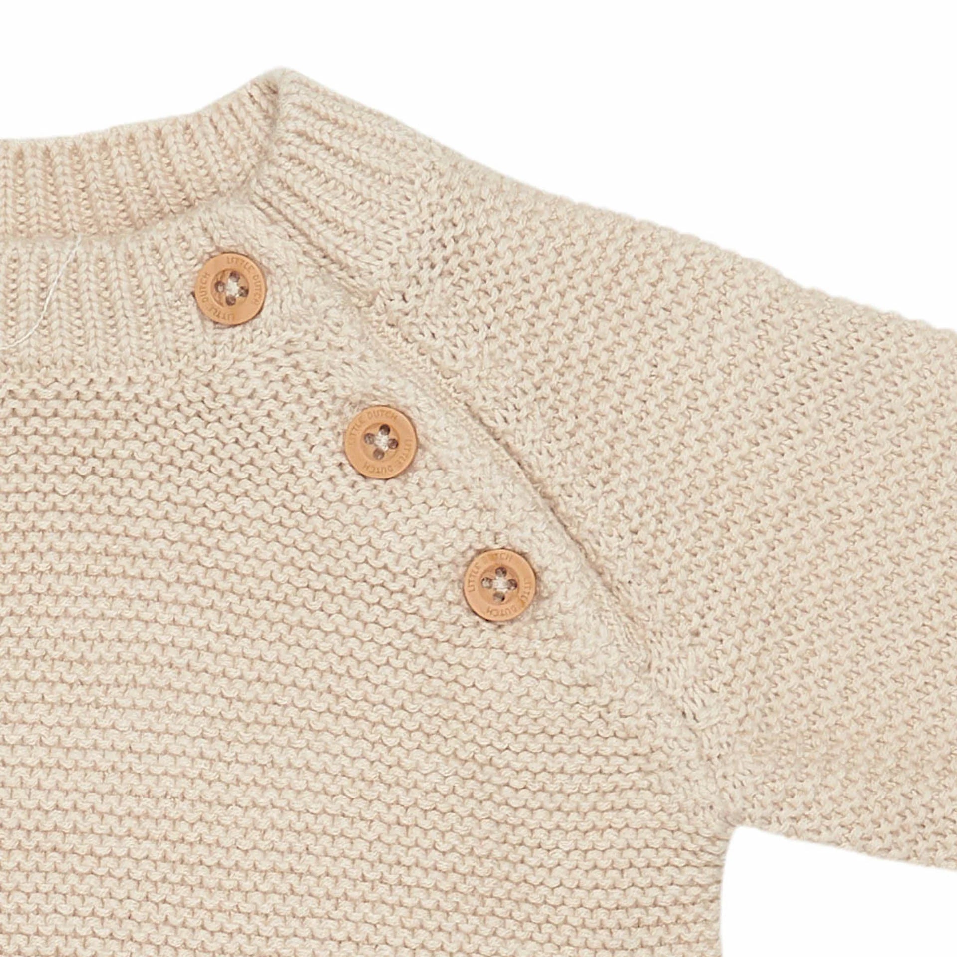Little Dutch Knitted one-piece suit Sand