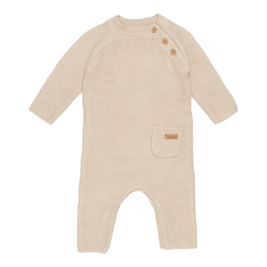 Little Dutch Knitted one-piece suit Sand