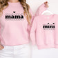 Matching Mini & Mama Mummy Personalised Jumpers design 10 - Various Colours