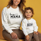 Matching Mini & Mama Mummy Personalised Jumpers Design 9 - Various Colours
