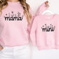 Matching Mini & Mama Mummy Personalised Jumpers Floral - Various Colours