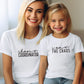 Matching Mini & Mama Mummy Personalised T-Shirts Chaos - Various Colours