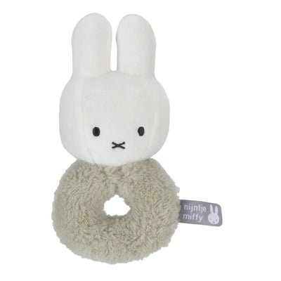 Miffy Rattle Fluffy - Green by Little Dutch