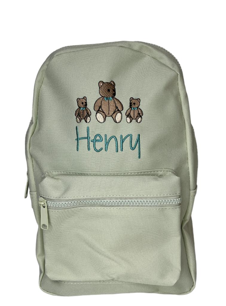 Mini Essential Backpack - Bears & Name Design