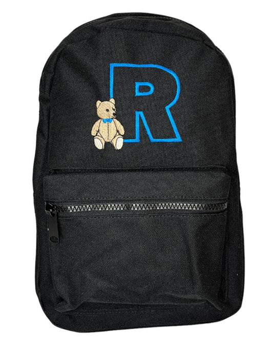 Mini Essential Backpack -Teddy & initial Design