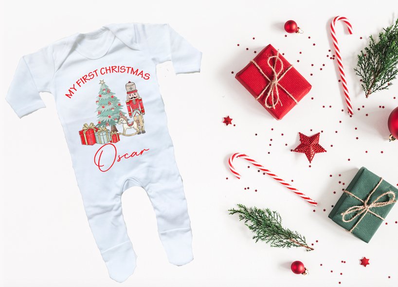 My First Christmas Sleepsuit - Nutcracker