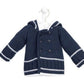 Navy Knitted Baby Jacket