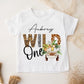 Personalised Birthday T-Shirt Wild One age 1