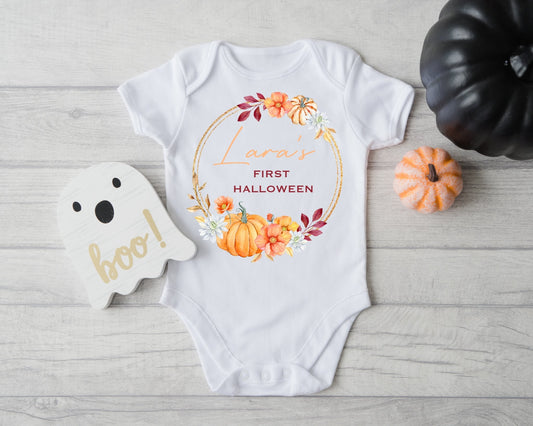 Personalised Halloween Vest - my 1st Halloween round design